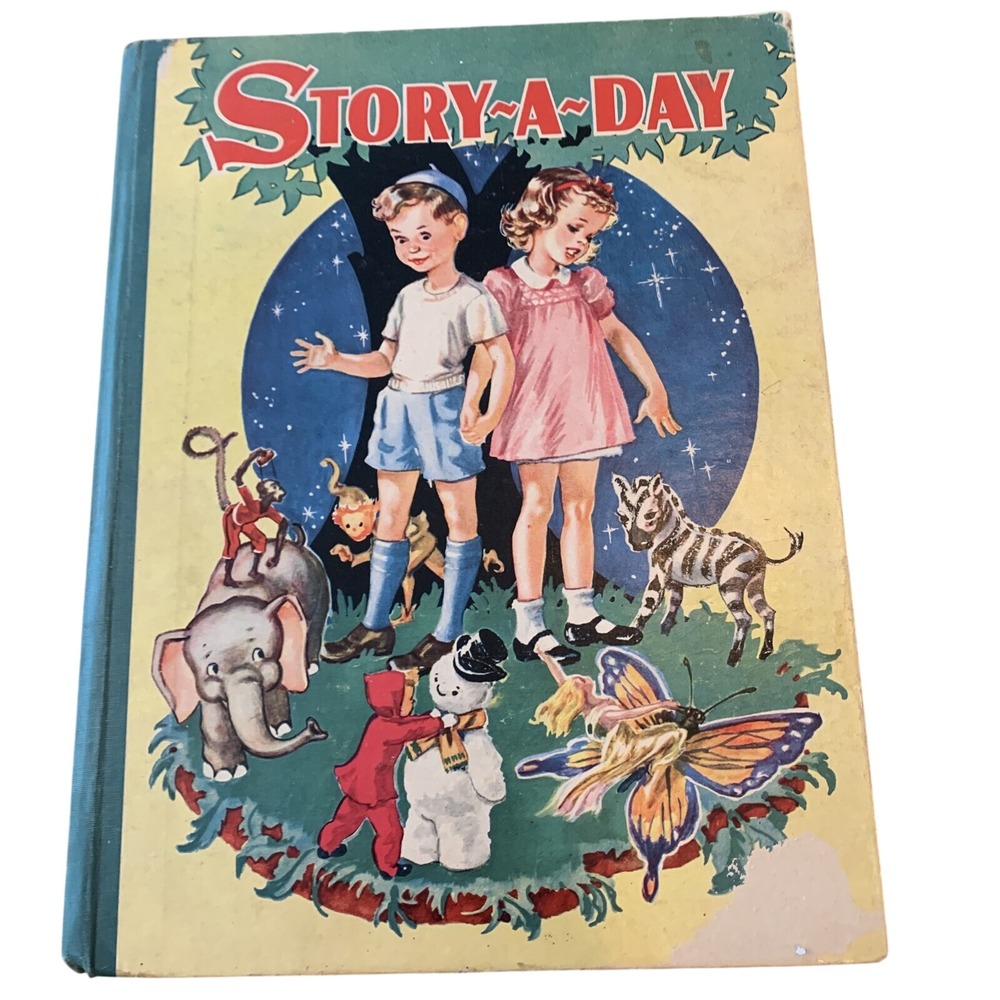 Vintage 1938 Story-A-Day Book Viola Ruth Lowe Corinne Malvern Whitman Publishing